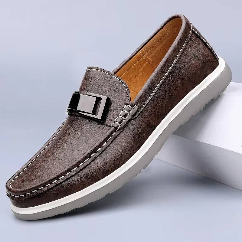Giorgio Leather Loafers