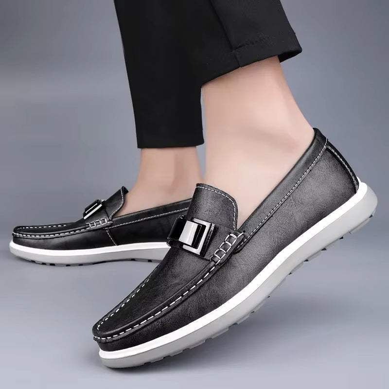 Giorgio Leather Loafers