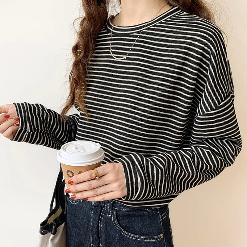 Harbor Stripes Long-Sleeve