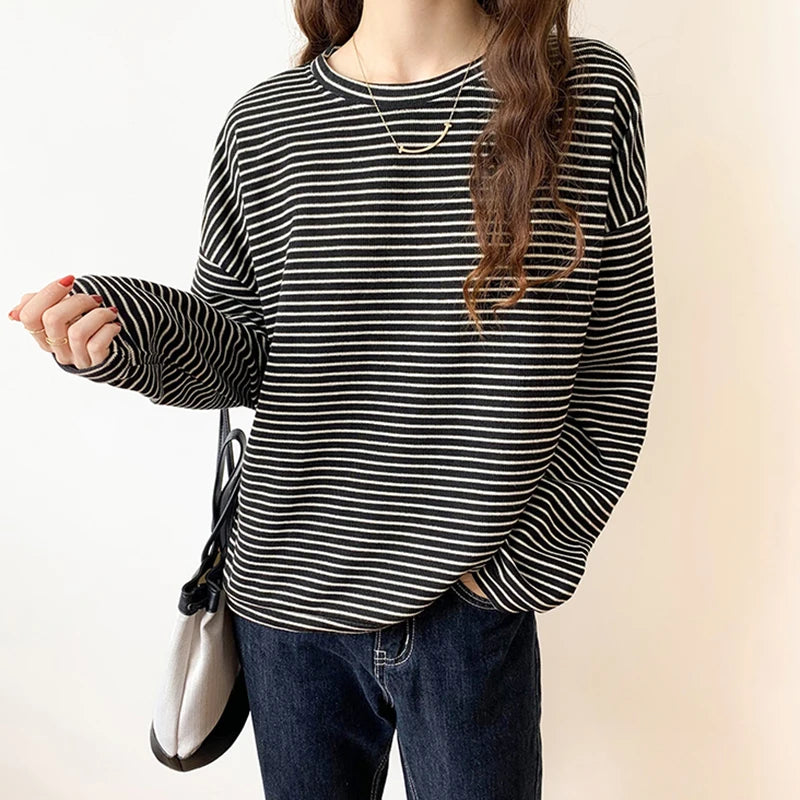 Harbor Stripes Long-Sleeve