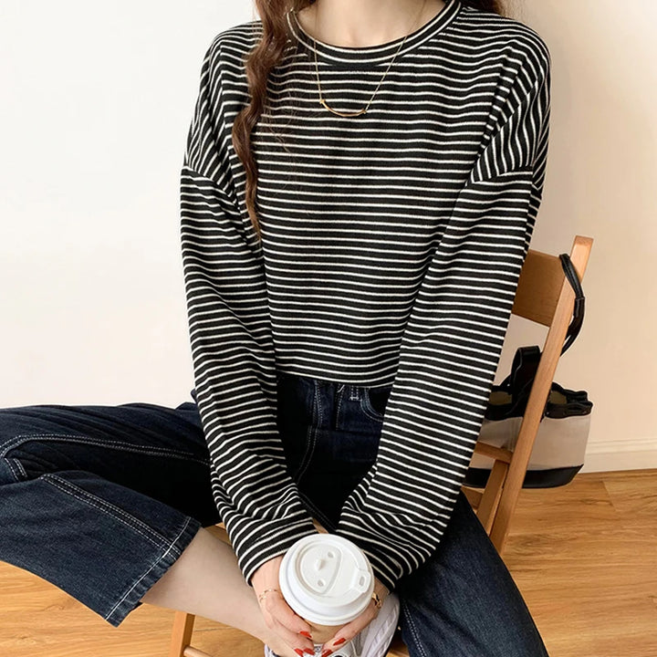 Harbor Stripes Long-Sleeve