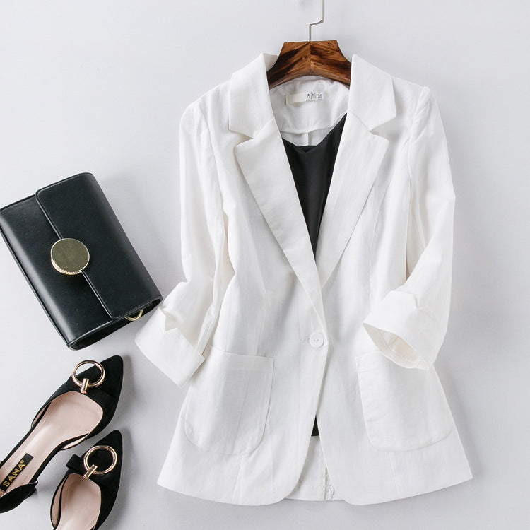 Viktoria Linen Blazer