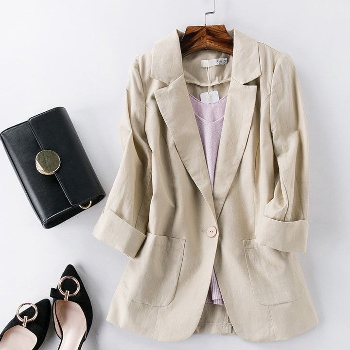 Viktoria Linen Blazer