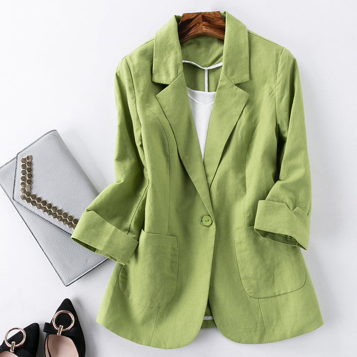 Viktoria Linen Blazer