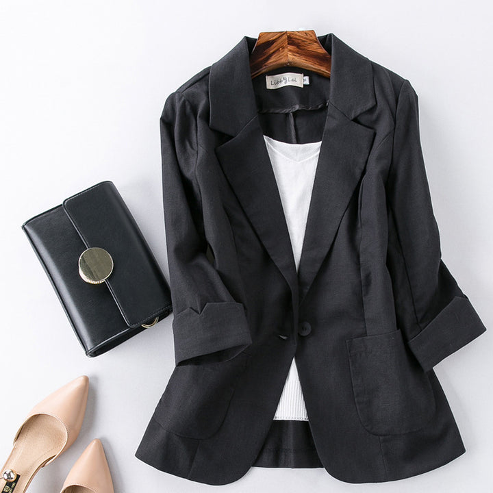 Viktoria Linen Blazer