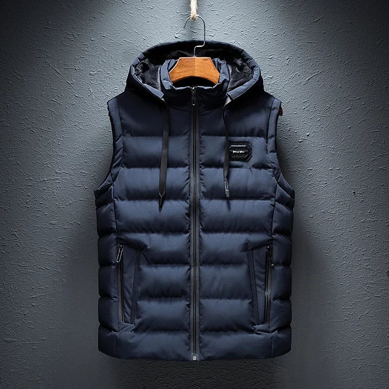 Mason Hooded Puffer Vest