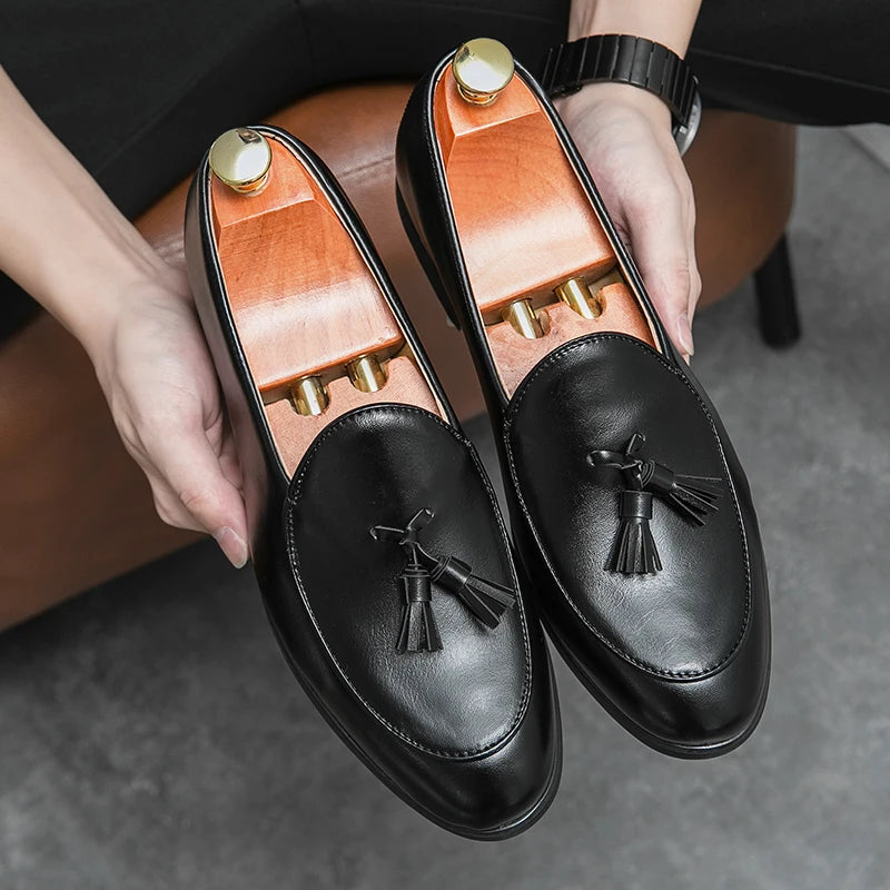 LuxeTassel Loafers