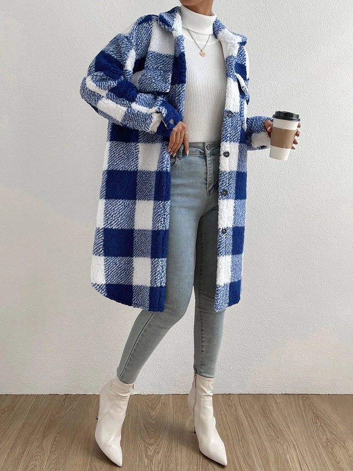 CozyPlaid Jacket