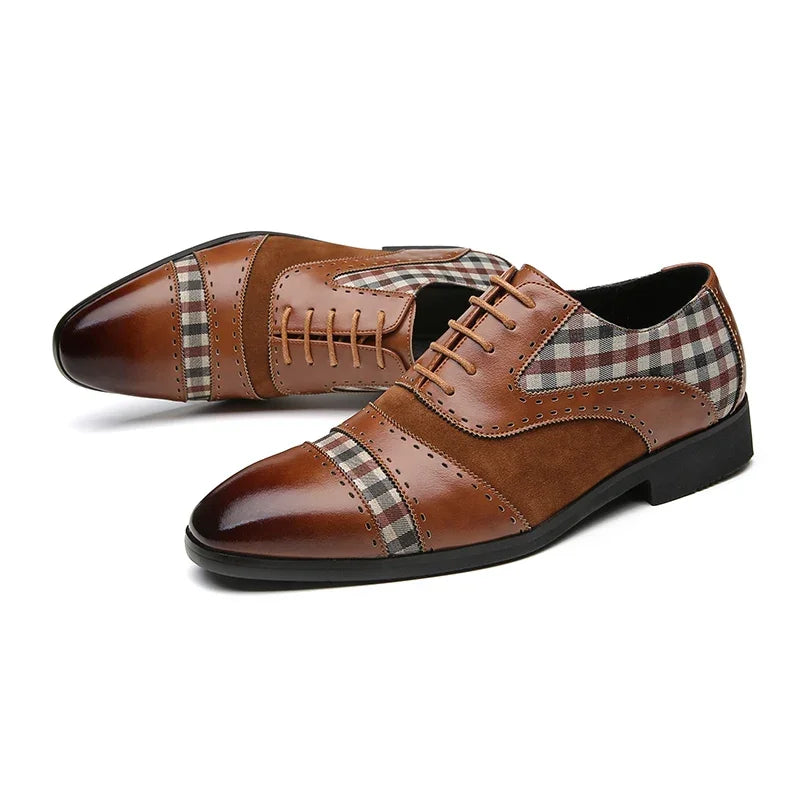 Monarch Checkered Brogues