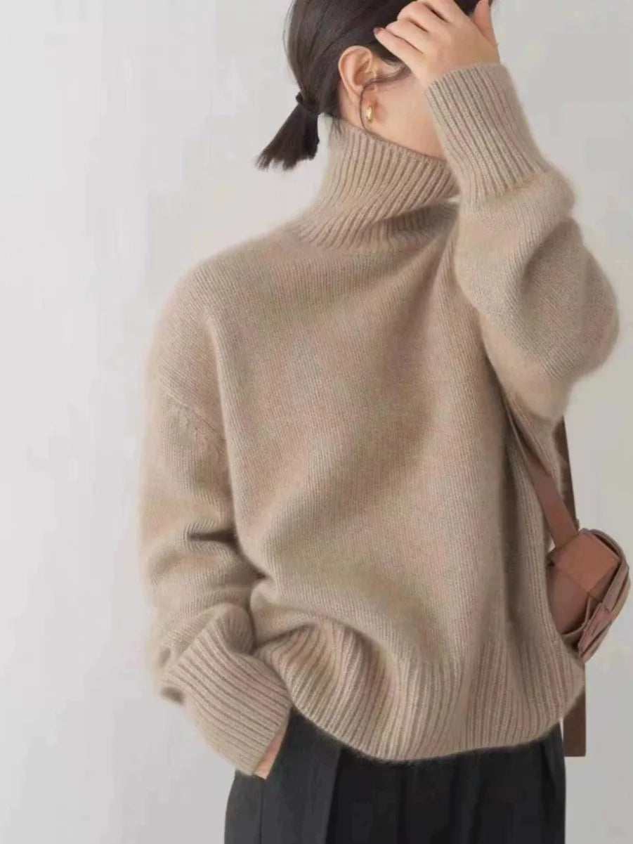 Everly Comfort Cashmere Turtleneck