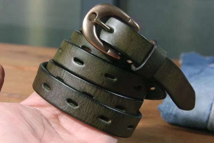 Rustic Buckle Belt