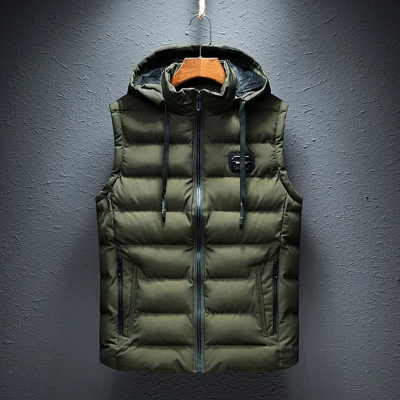 Mason Hooded Puffer Vest