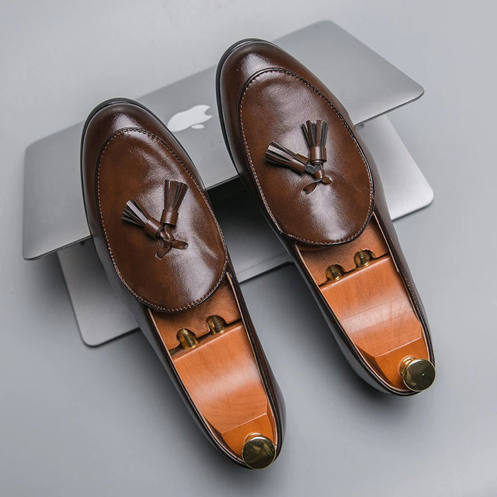 LuxeTassel Loafers